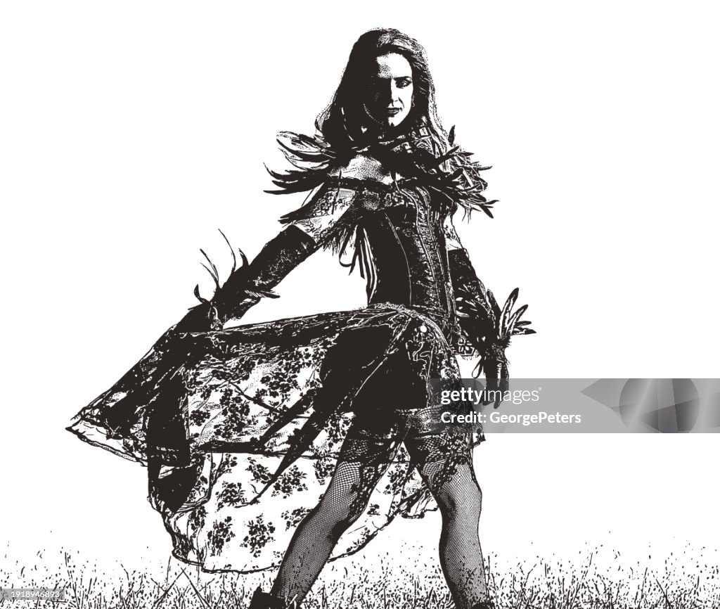 Female Influencer Outdoors