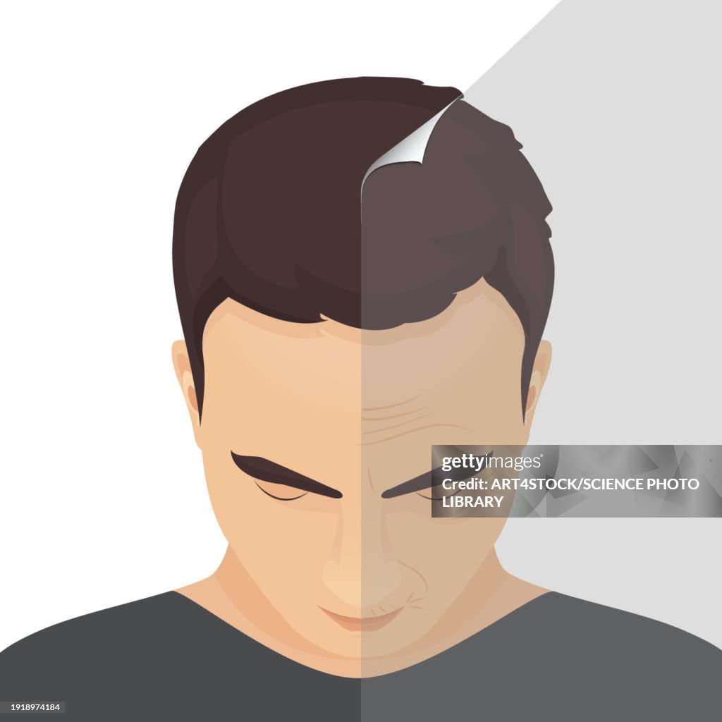 Beauty treatment, conceptual illustration