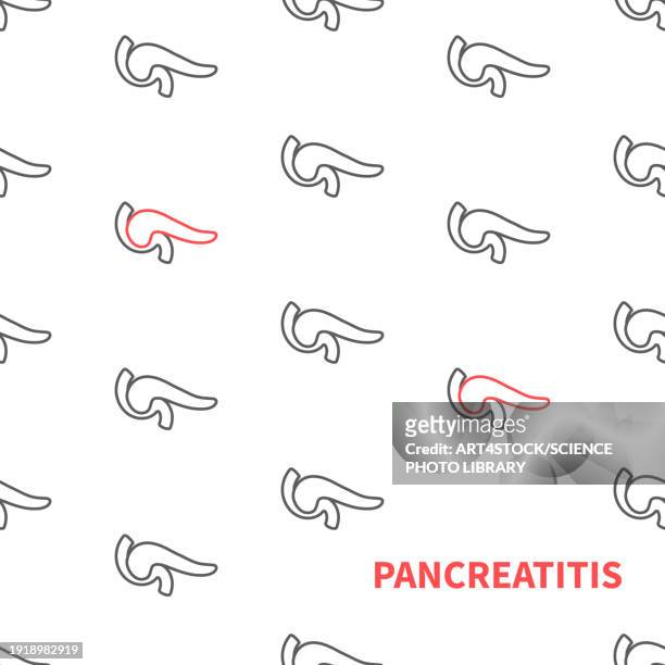pancreatitis, conceptual illustration - insulin stock illustrations