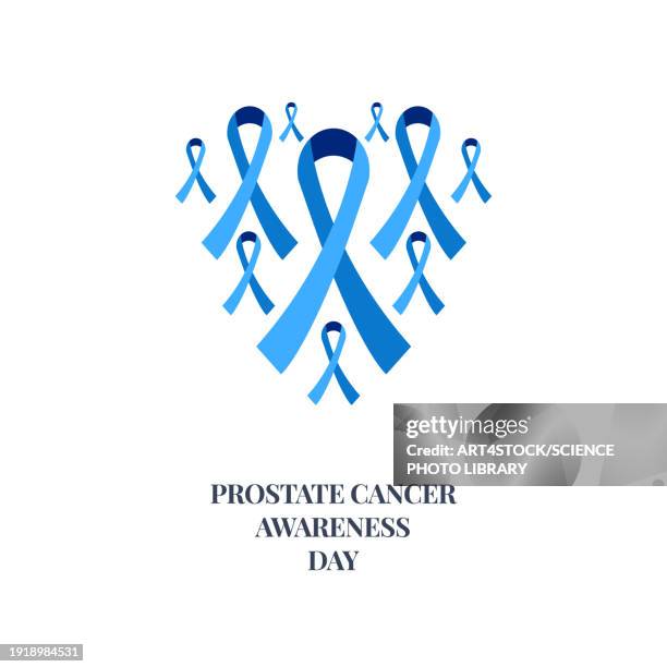 prostate cancer, conceptual illustration - calendar date stock illustrations