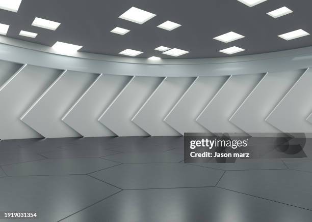 3d rendering exhibition background - kraakbeenring stockfoto's en -beelden