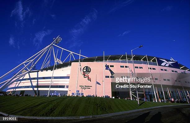 General view of the Reebok Stadium, home to Bolton Wanderers Football Club in Bolton, England. \ Mandatory Credit: Stu Forster /Allsport