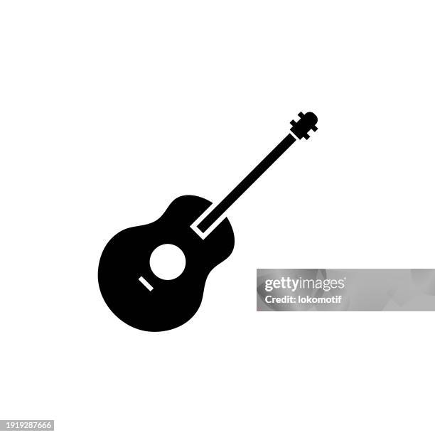 guitar solid icon. this flat icon is suitable for infographics, web designs, mobile apps, ui, ux, and gui design. - learning guitar stock illustrations