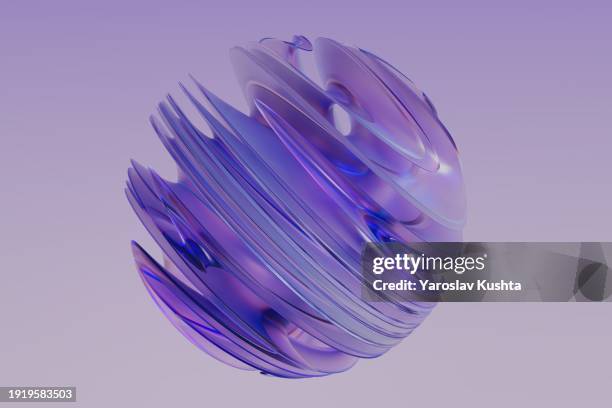 3d dynamic glass violet fabric swirls.cgi  abstract background - stock photo - three dimensional stock pictures, royalty-free photos & images