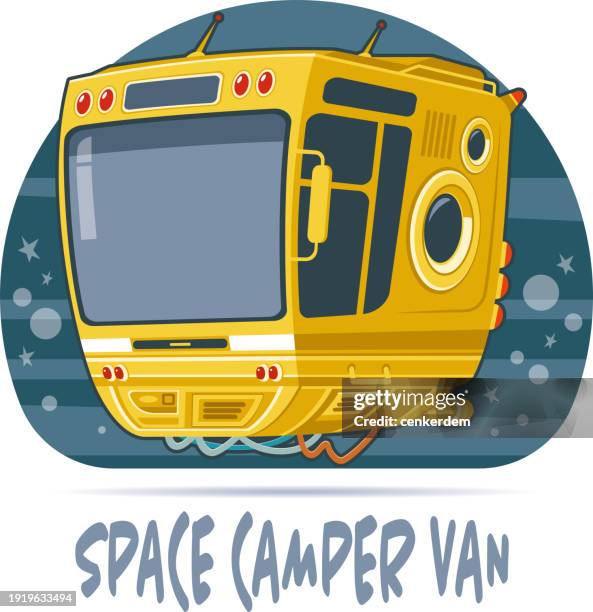 spaceship 55 - steampunk stock illustrations