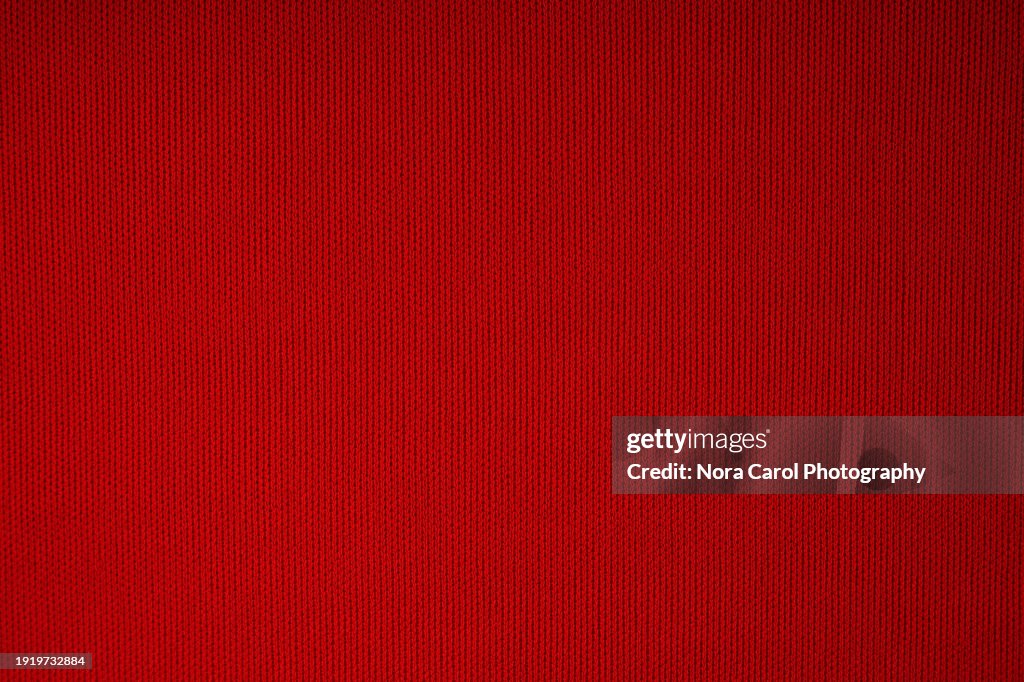 Dark Red Fabric Background