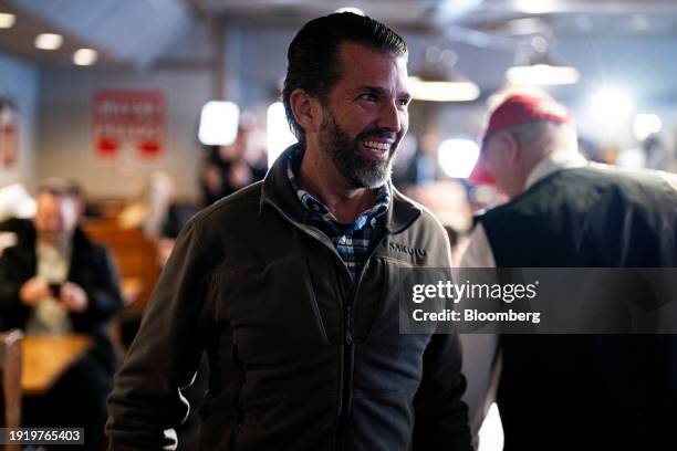 Donald Trump Jr., executive vice president of development and acquisitions for Trump Organization Inc., arrives to speak to the Bull Moose...