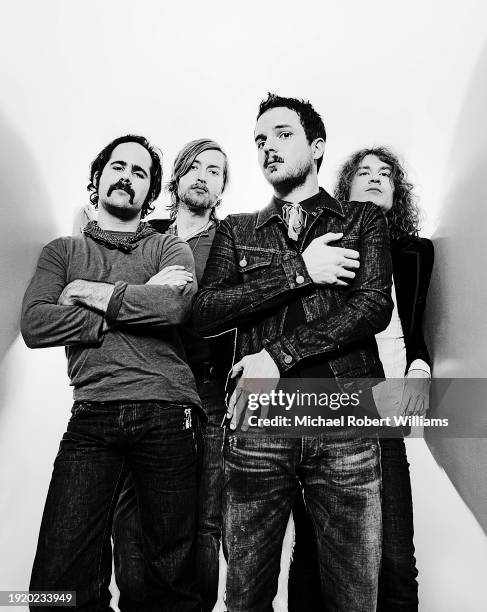 Rock band The Killers are photographed in 2006 in London, England.