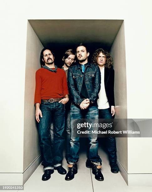 Rock band The Killers are photographed in 2006 in London, England.