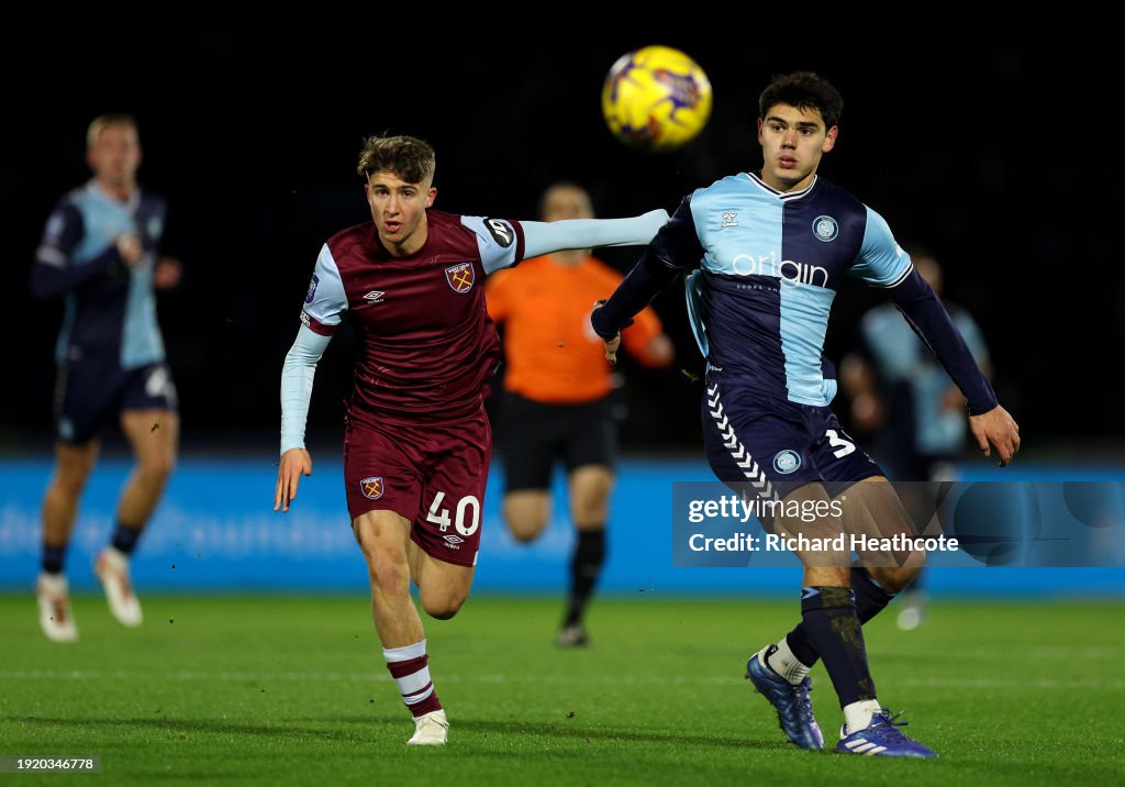 Wycombe Wanderers v West Ham United U21 - Bristol Street Motors Trophy
