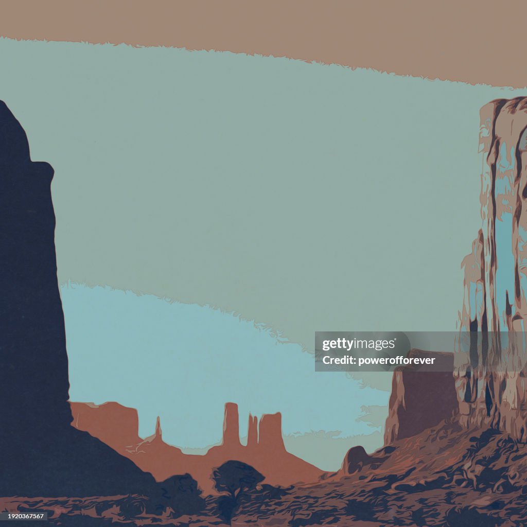 North Window in Monument Valley, Arizona, USA