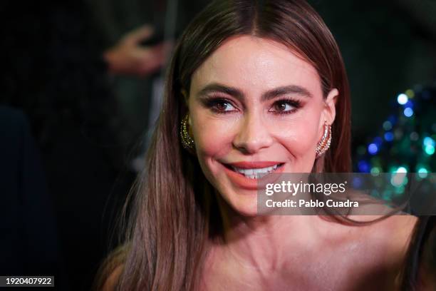 Sofía Vergara attends the 'Griselda' premiere at Callao Cinema on January 09, 2024 in Madrid, Spain.