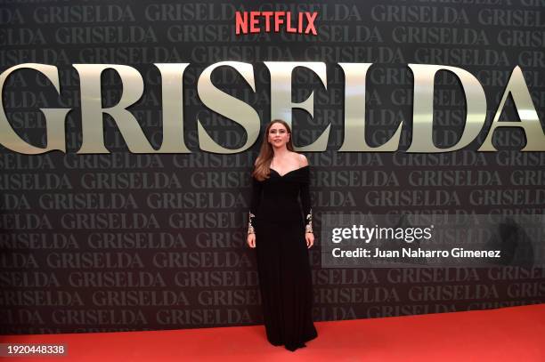 Sofia Vergara attends the premiere of Netflix's "Griselda" at Callao Cinema on January 09, 2024 in Madrid, Spain.