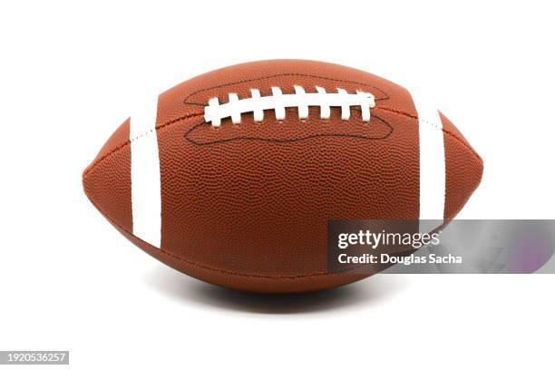 football game ball - american football ball stock pictures, royalty-free photos & images