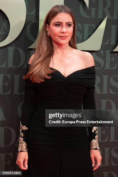 Sofia Vergara during the premiere of "Griselda", Netflix's new miniseries, on January 9 in Madrid, Spain.