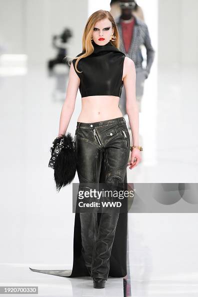Model on the runway at Dsquared2 Men's Fall 2024 as part of Milan ...