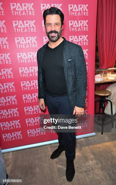 Christian Vit attends the press night performance of "Kim's Convenience" at Park Theatre on January 12, 2024 in London, England.