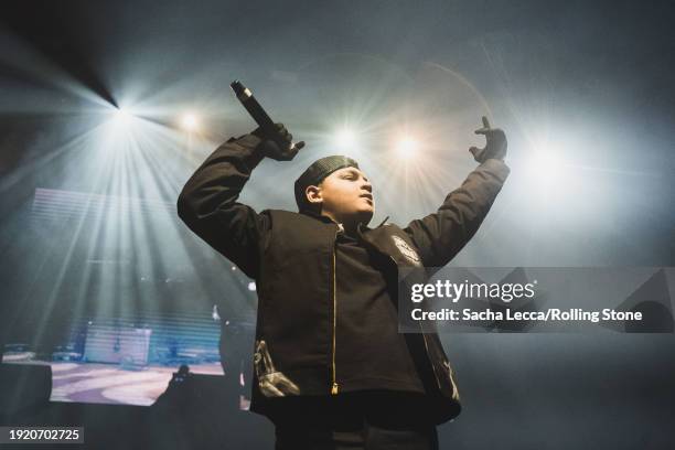 Abdul performs at the Artists for Aid: Gaza & Sudan Benefit Concert held at Newark Symphony Hall on January 4, 2023 in Newark, New Jersey.