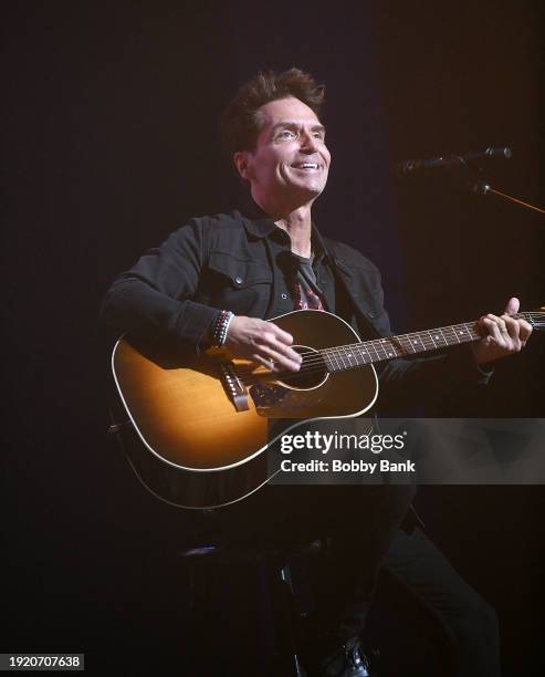 Richard Marx performs with Rick Springfield: An Acoustic Evening Together at St. George Theatre on January 12, 2024 in New York City.