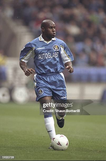 Frank Sinclair of Chelsea in action during the FA Carling Premiership match against Bolton Wanderers at the Reebok Stadium in Bolton, England. Bolton...