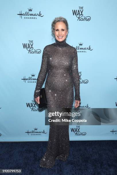 Andie MacDowell attends Hallmark Channel’s premiere event at The Whitby Hotel in New York City celebrating Season 2 of its original primetime series...
