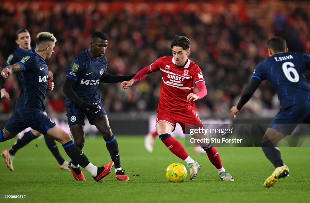 Middlesbrough v Chelsea - Carabao Cup Semi Final First Leg