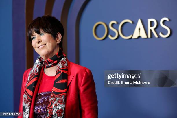 Diane Warren attends the Academy Of Motion Picture Arts & Sciences' 14th Annual Governors Awards at The Ray Dolby Ballroom on January 09, 2024 in...