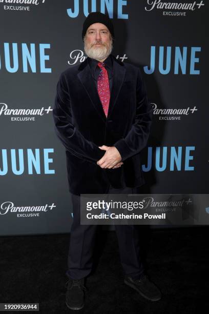 John Carter Cash attends the Nashville premiere of "June" at Woolworth Theatre on January 09, 2024 in Nashville, Tennessee.