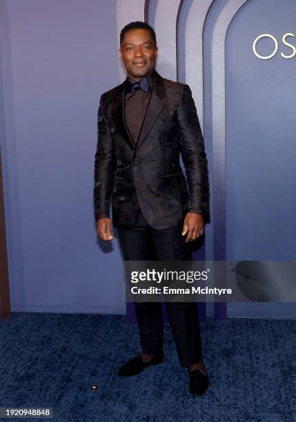 David Oyelowo attends the Academy Of Motion Picture Arts & Sciences' 14th Annual Governors Awards at The Ray Dolby Ballroom on January 09, 2024 in...