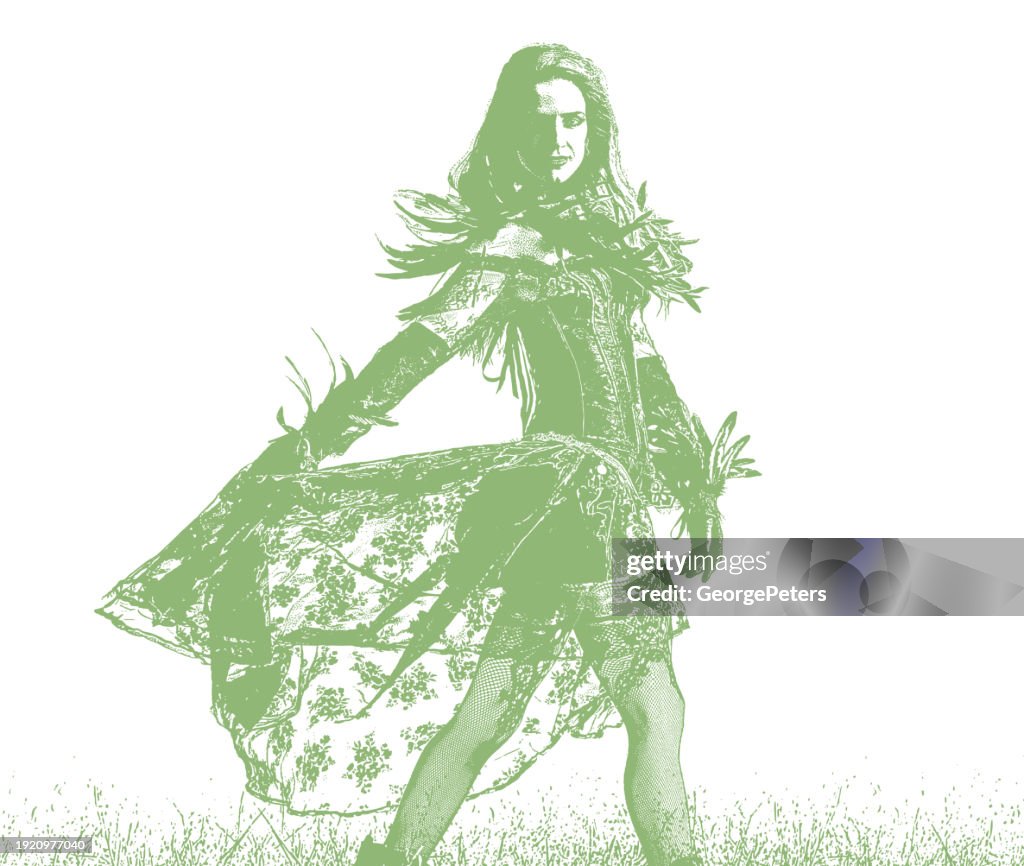 Female Influencer Outdoors