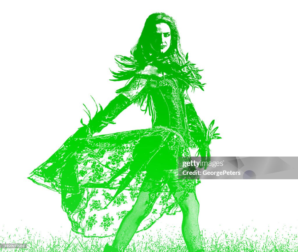 Female Influencer Outdoors