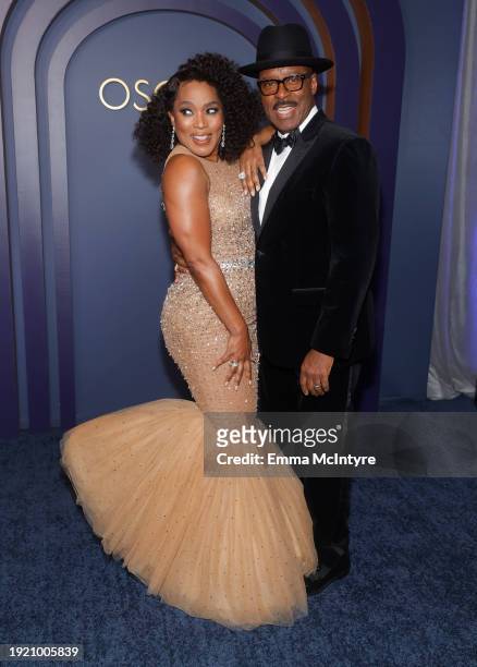 Honoree Angela Bassett and Courtney B. Vance attend the Academy Of Motion Picture Arts & Sciences' 14th Annual Governors Awards at The Ray Dolby...