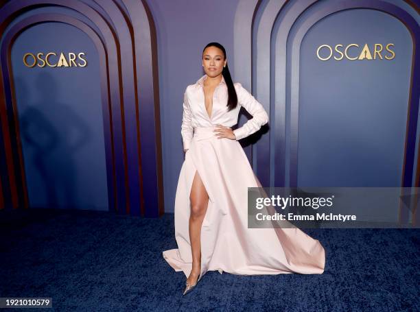 Ariana DeBose attends the Academy Of Motion Picture Arts & Sciences' 14th Annual Governors Awards at The Ray Dolby Ballroom on January 09, 2024 in...