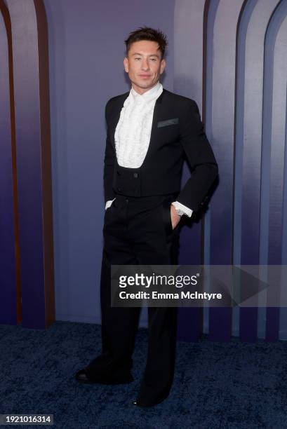 Barry Keoghan attends the Academy Of Motion Picture Arts & Sciences' 14th Annual Governors Awards at The Ray Dolby Ballroom on January 09, 2024 in...