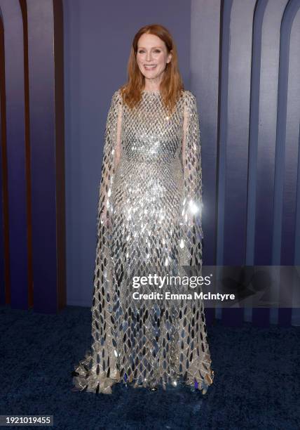 Julianne Moore attends the Academy Of Motion Picture Arts & Sciences' 14th Annual Governors Awards at The Ray Dolby Ballroom on January 09, 2024 in...