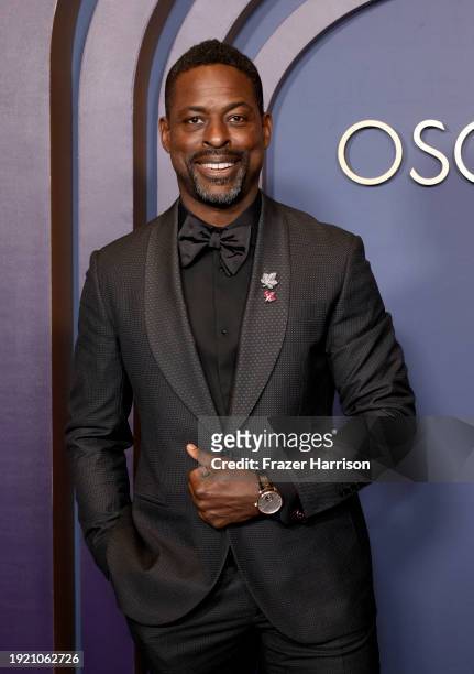 Sterling K. Brown attends the Academy Of Motion Picture Arts & Sciences' 14th Annual Governors Awards at The Ray Dolby Ballroom on January 09, 2024...