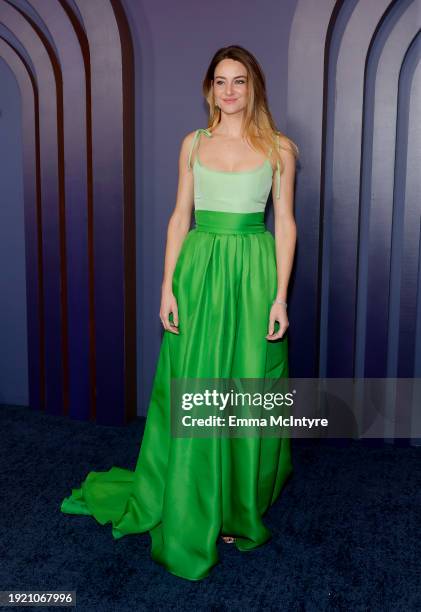 Shailene Woodley attends the Academy Of Motion Picture Arts & Sciences' 14th Annual Governors Awards at The Ray Dolby Ballroom on January 09, 2024 in...