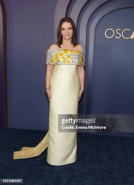 Juliette Binoche attends the Academy Of Motion Picture Arts & Sciences' 14th Annual Governors Awards at The Ray Dolby Ballroom on January 09, 2024 in...