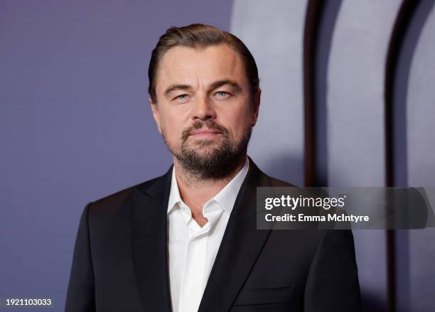 Leonardo DiCaprio attends the Academy Of Motion Picture Arts & Sciences' 14th Annual Governors Awards at The Ray Dolby Ballroom on January 09, 2024...