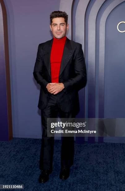 Zac Efron attends the Academy Of Motion Picture Arts & Sciences' 14th Annual Governors Awards at The Ray Dolby Ballroom on January 09, 2024 in...