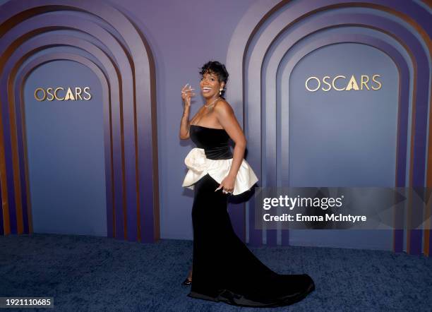 Fantasia Barrino attends the Academy Of Motion Picture Arts & Sciences' 14th Annual Governors Awards at The Ray Dolby Ballroom on January 09, 2024 in...