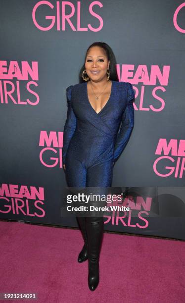 Trina Braxton attends the Atlanta LGBTQ+ Tastemaker Screening of "Mean Girls" at AMC Madison Yards 8 on January 09 in Atlanta, Georgia.