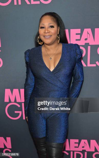 Trina Braxton attends the Atlanta LGBTQ+ Tastemaker Screening of "Mean Girls" at AMC Madison Yards 8 on January 09 in Atlanta, Georgia.