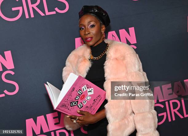 Angelica Ross attends the Atlanta screening of "Mean Girls" at AMC Madison Yards 8 on January 09, 2024 in Atlanta, Georgia.