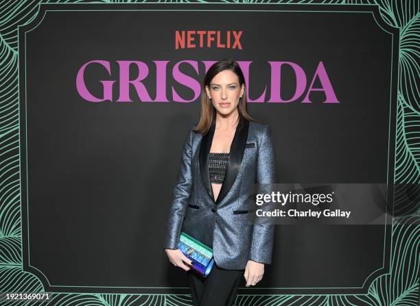 Polly Brindle attends Netflix's "GRISELDA" Los Angeles special screening at Netflix Tudum Theater on January 09, 2024 in Los Angeles, California.