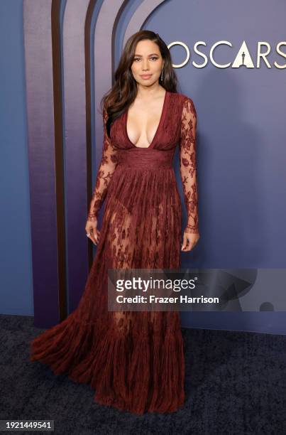 Jurnee Smollett attends the Academy Of Motion Picture Arts & Sciences' 14th Annual Governors Awards at The Ray Dolby Ballroom on January 09, 2024 in...