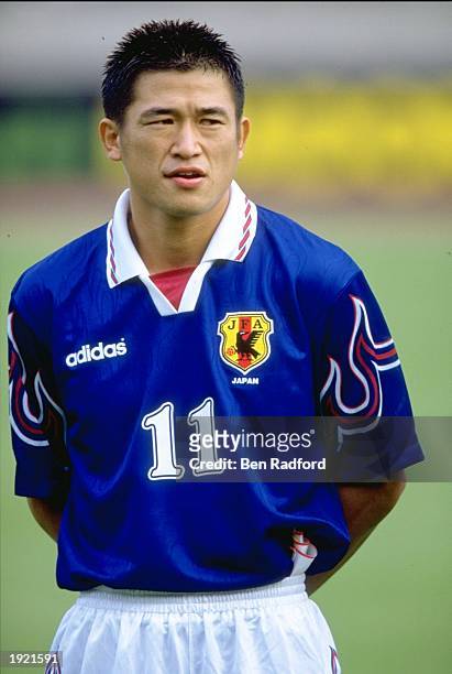 Portrait of Kazuyoshi Miura of Japan before the World Cup qualifier against South Korea at the National Stadium in Tokyo, Japan. South Korea won 2-1....