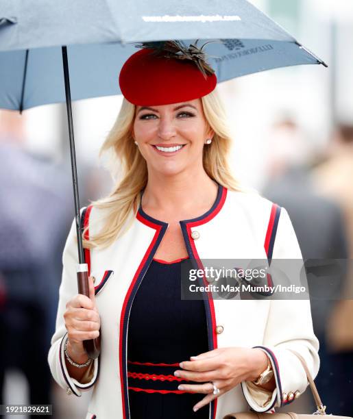 Baroness Michelle Mone attends day 4 'Gold Cup Day' of the Cheltenham Festival at Cheltenham Racecourse on March 15, 2019 in Cheltenham, England.