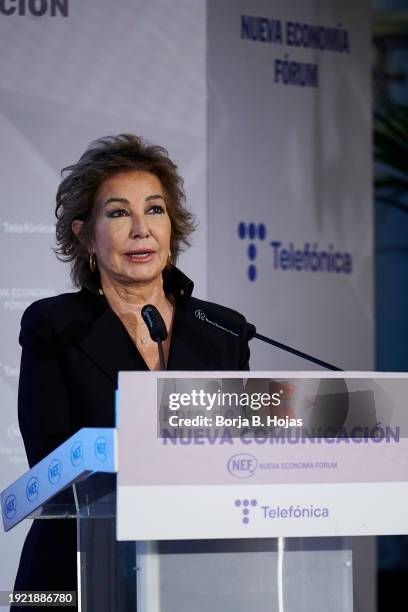 Ana Rosa Quintana attends to presentation of the Charity Project "12 Meses, 12 Causas" at Casino Gran Círculo on January 10, 2024 in Madrid, Spain.