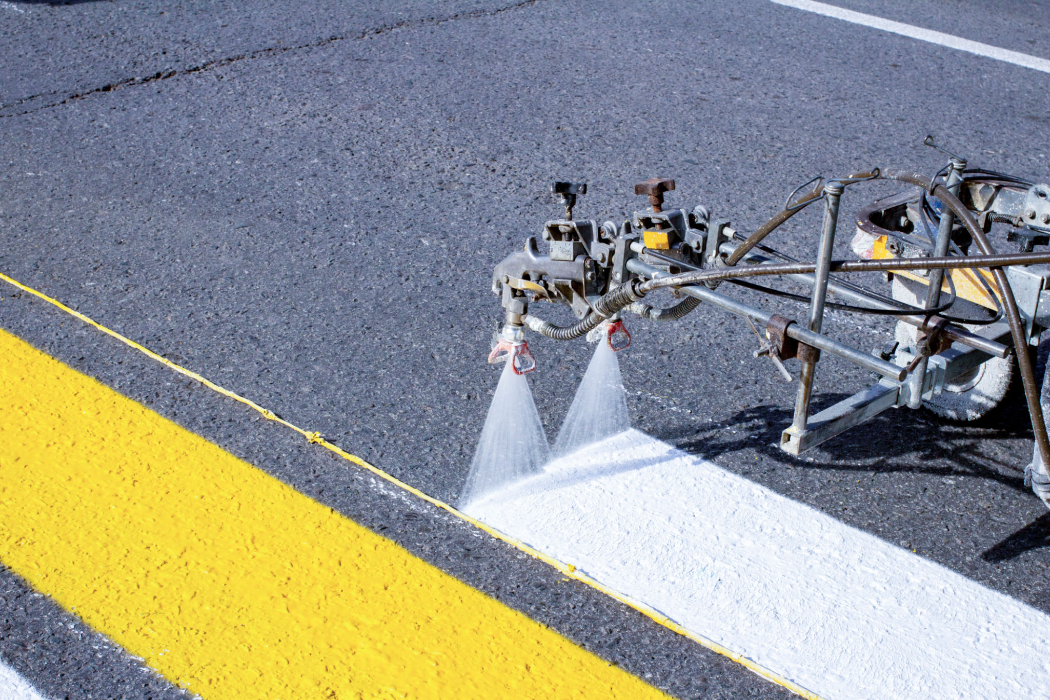 pavement markings